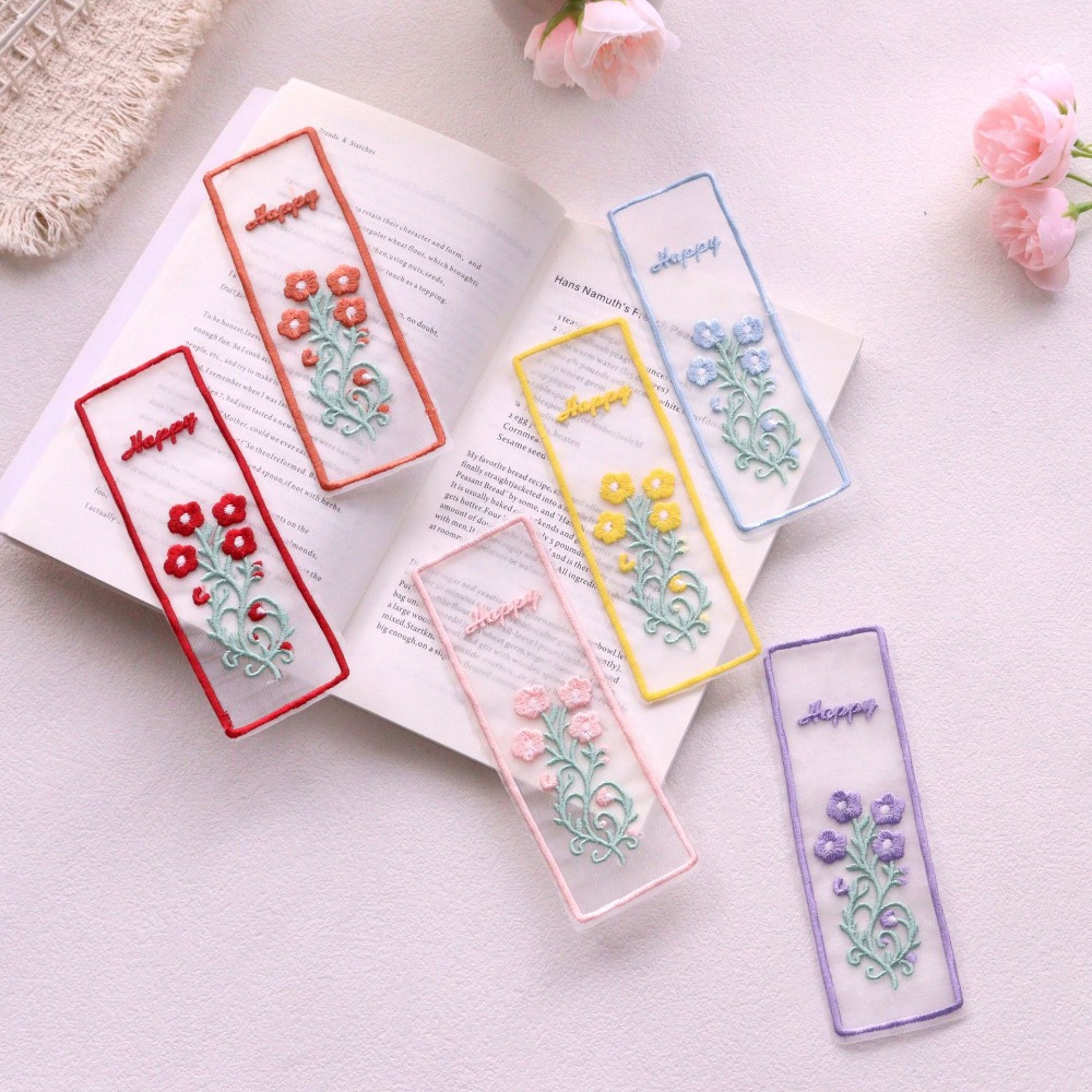 Creative Transparent Organza B - Dried Flower Bookmark ulasan dan harga