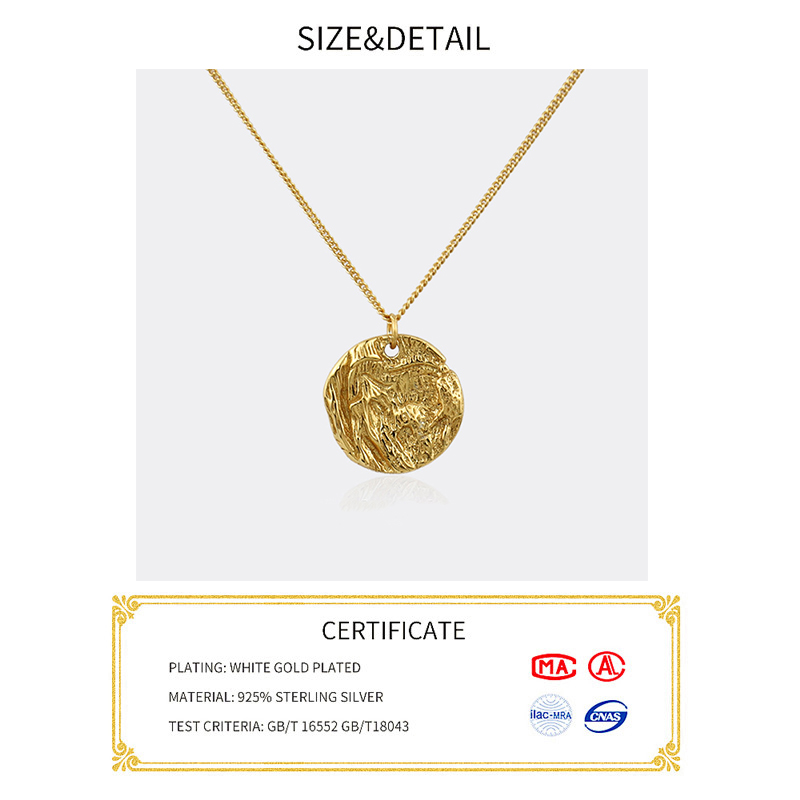 BFCLUB Silver Color Necklace L - Birth Flower Necklace ulasan dan harga