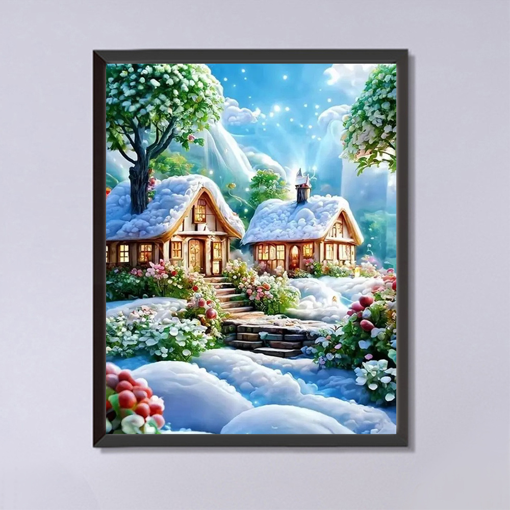 Evershine House Diamond Painti - Photo Mosaic Print ulasan dan harga