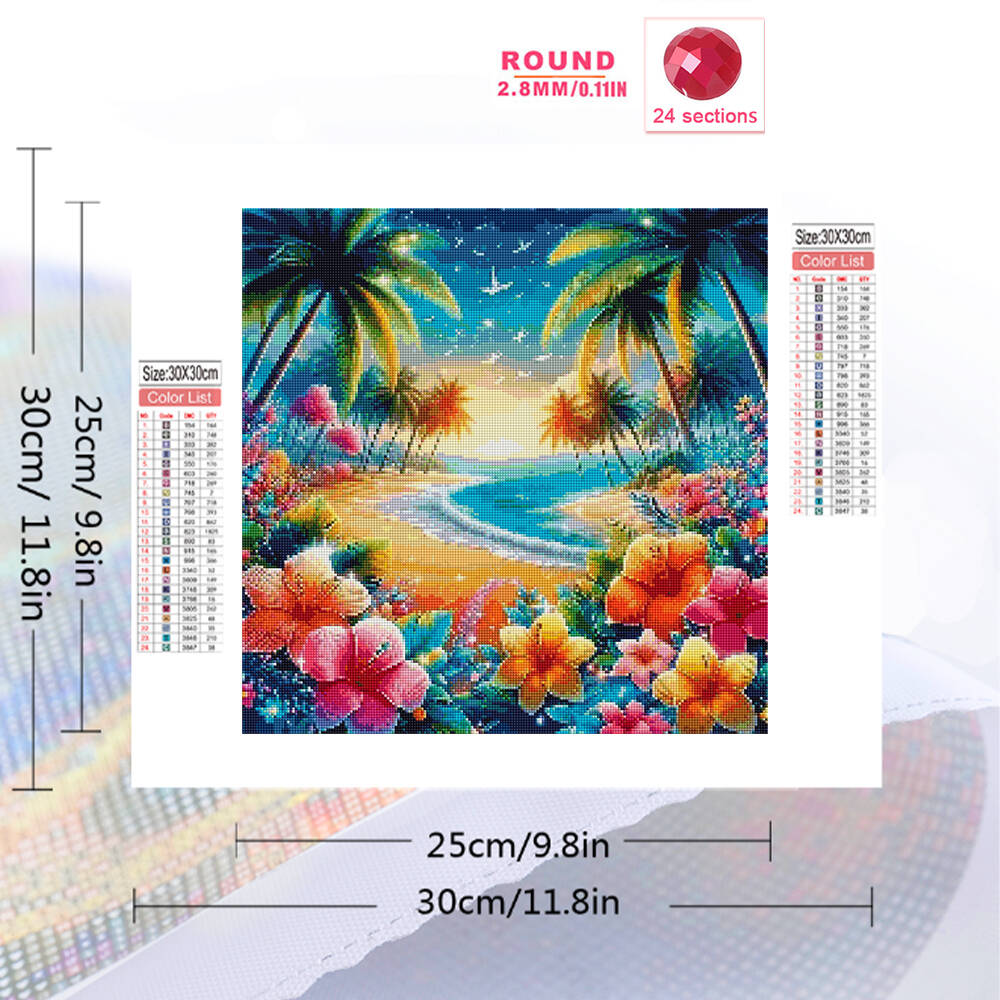 Diamond Painting seaside lands - Photo Mosaic Print ulasan dan harga