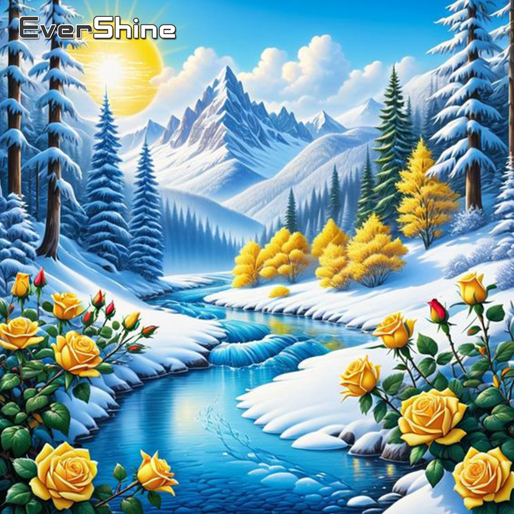 Evershine River Diamond Painti - Photo Mosaic Print ulasan dan harga