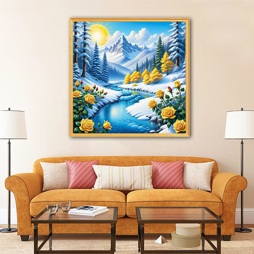 Evershine River Diamond Painti - Photo Mosaic Print ulasan dan harga
